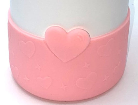 Pink Hearts Embossed Stanley Tumbler Boot Sleeve #160