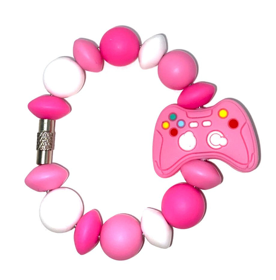 Pink Controller Video Game Stanley Tumbler Cup Handle Charm