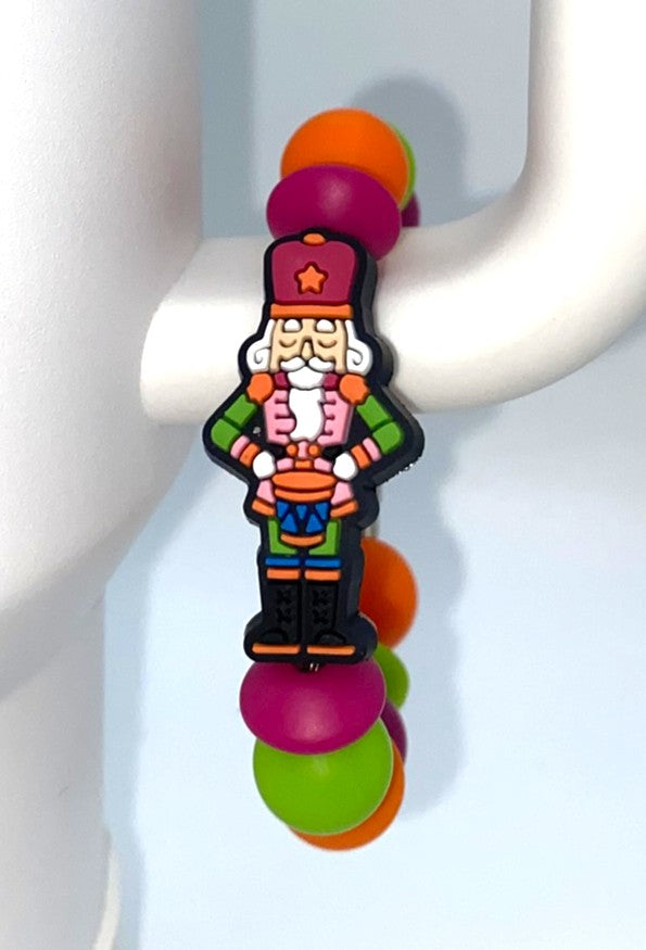 Pink Nutcracker Christmas Stanley Tumbler Cup Handle Charm