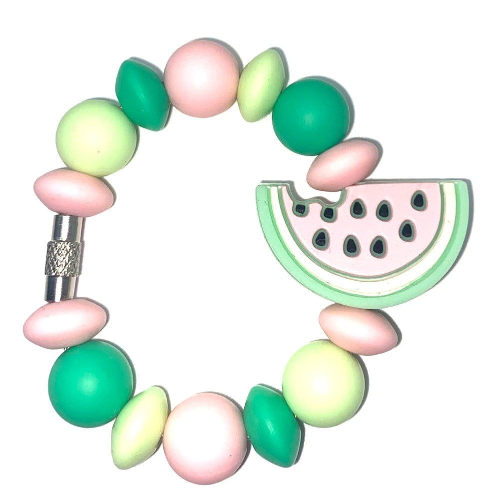Pink Watermelon Slice 3D Stanley Tumbler Cup Handle Charm