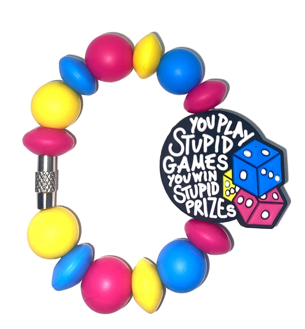 You Play Stupid Games You Win Stupid Prizes Stanley Tumbler Cup Handle Charm