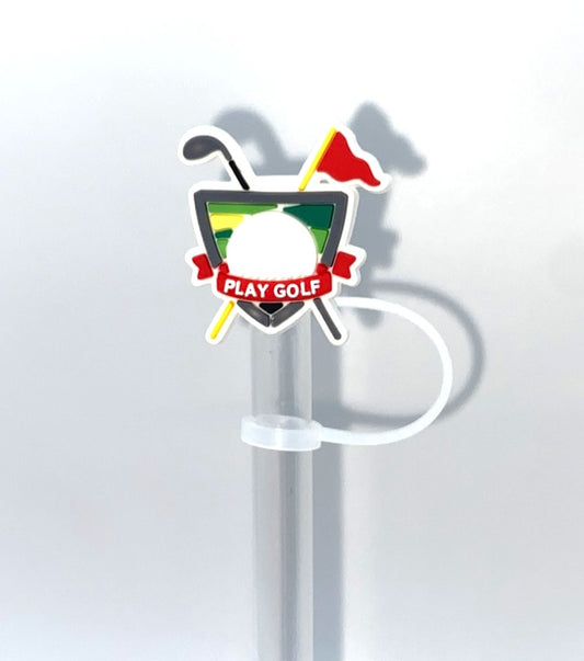 Play Golf Straw Topper