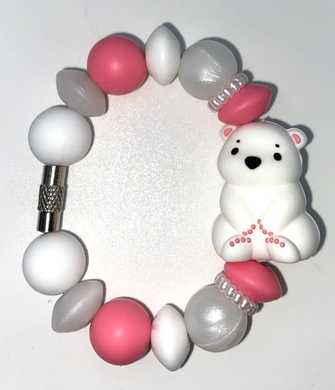 Polar Bear 3D Winter Stanley Tumbler Cup Handle Charm