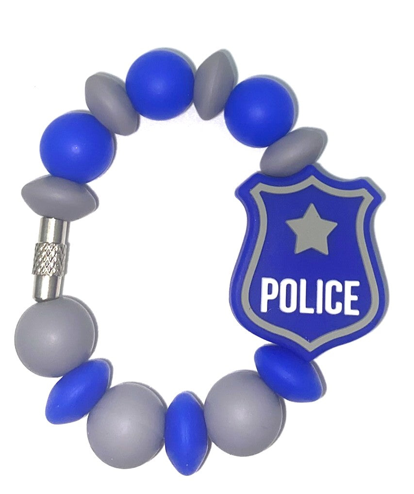 Police Badge Stanley Tumbler Cup Handle Charm