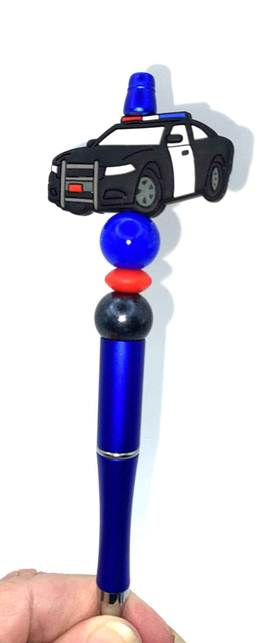 Police Car Beaded Pen
