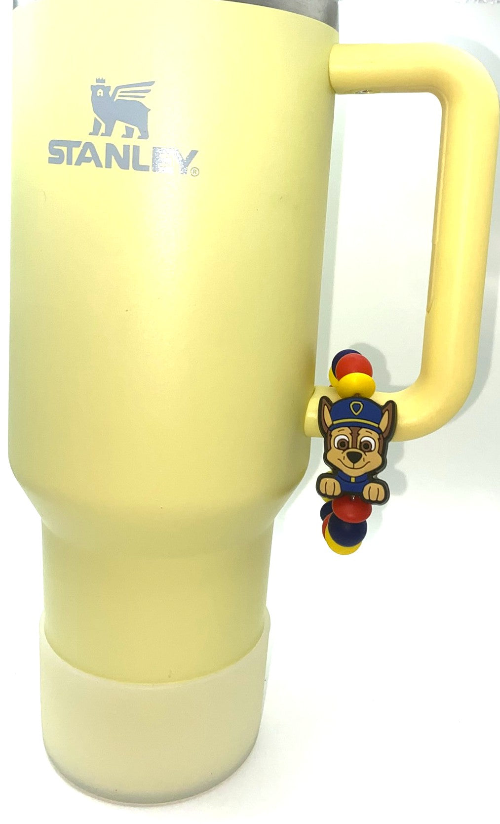 Police Pup #2 Dog Paw Cartoon Stanley Tumbler Cup Handle Charm