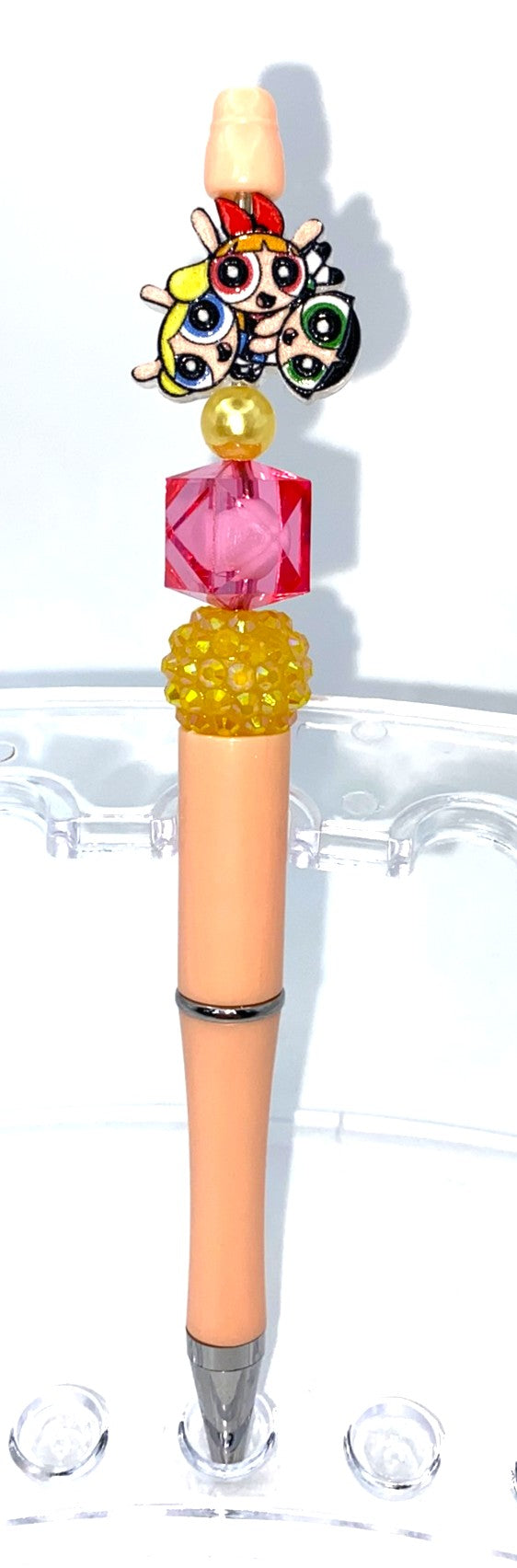 Powderpuff Girls Beaded Pen