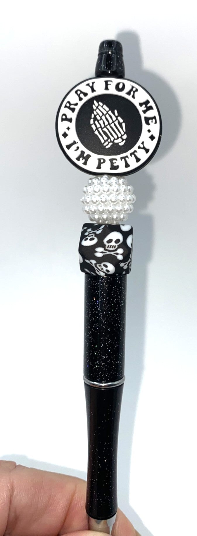 Pray For Me I'm Petty Beaded Pen