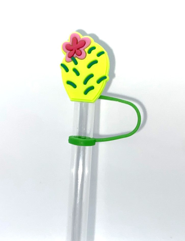 Prickly Pear Cactus Straw Topper