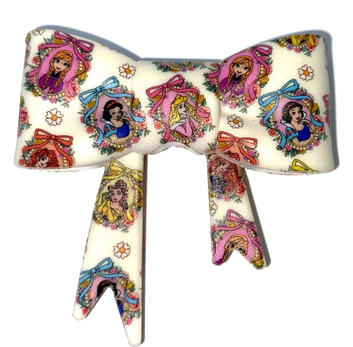 Magical Princesses Bow Straw Topper