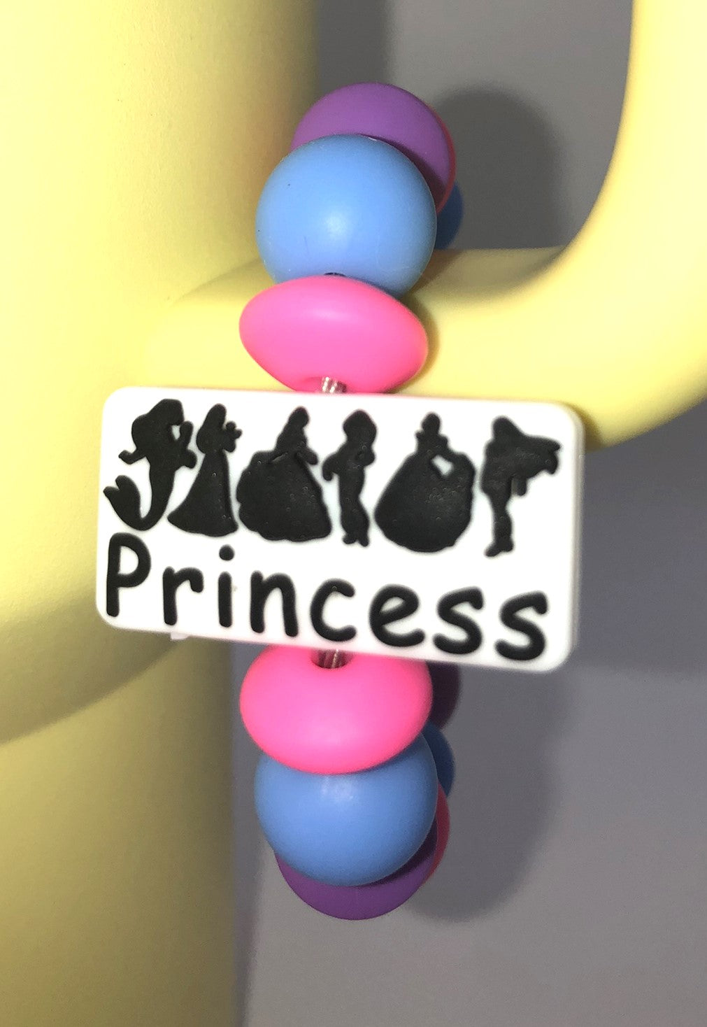 Princess Silhouettes Magical Stanley Tumbler Cup Handle Charm