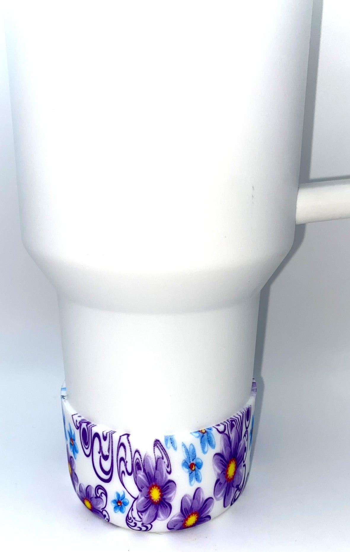 Purple Floral Stanley Tumbler Boot Sleeve #195