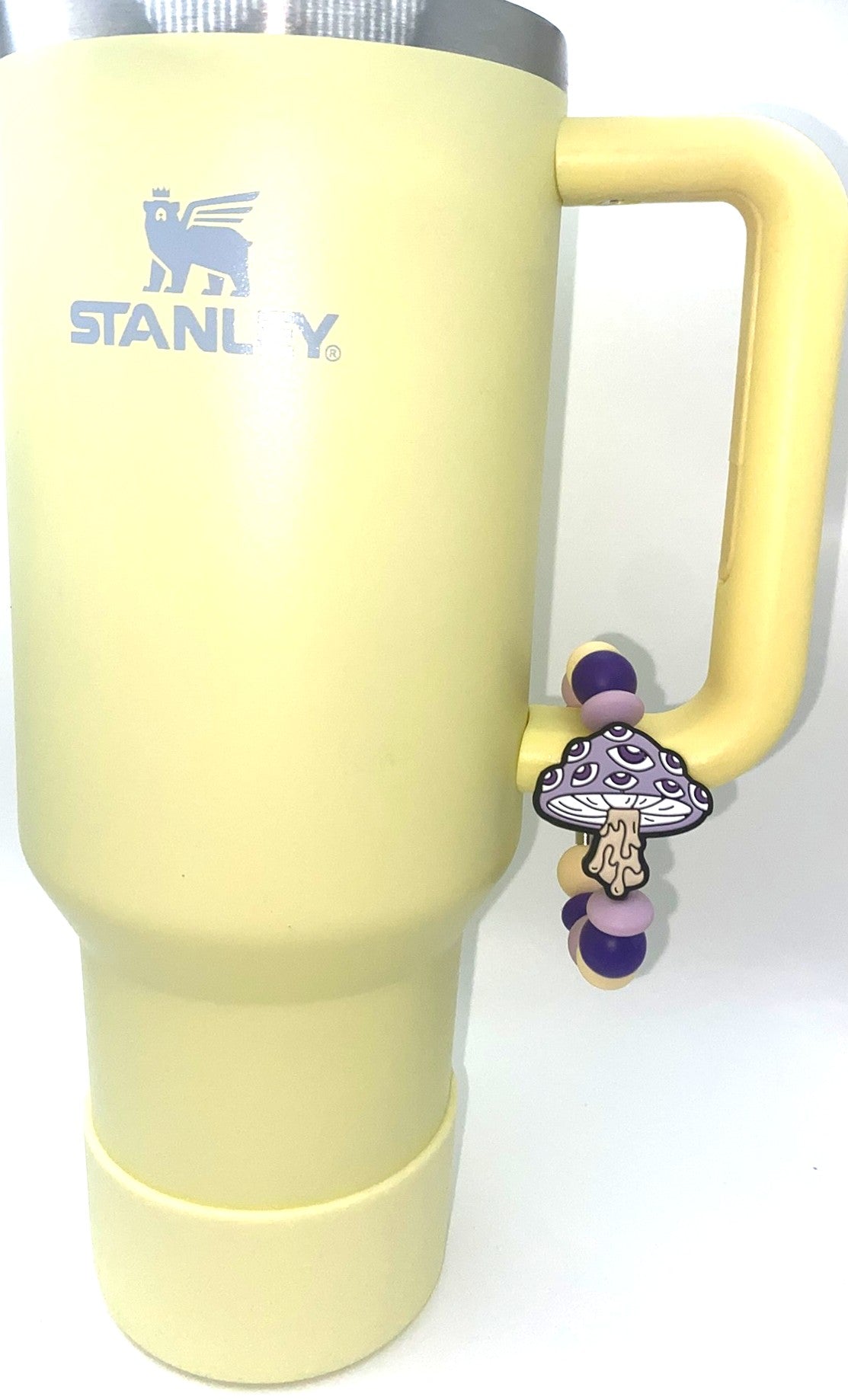 Melty Purple Mushroom Stanley Tumbler Cup Handle Charm