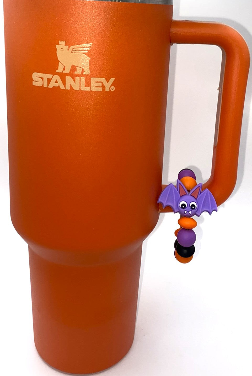 Purple Bat 3D Halloween Stanley Tumbler Cup Handle Charm