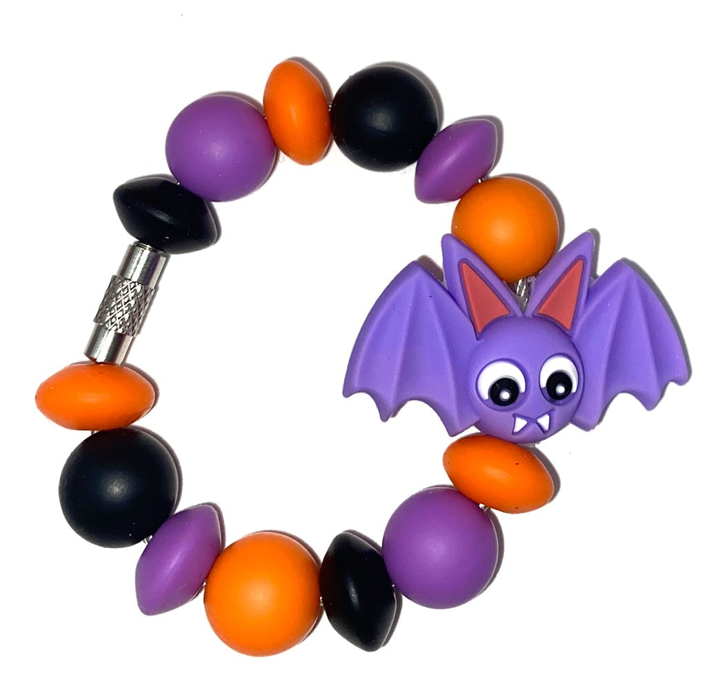 Purple Bat 3D Halloween Stanley Tumbler Cup Handle Charm