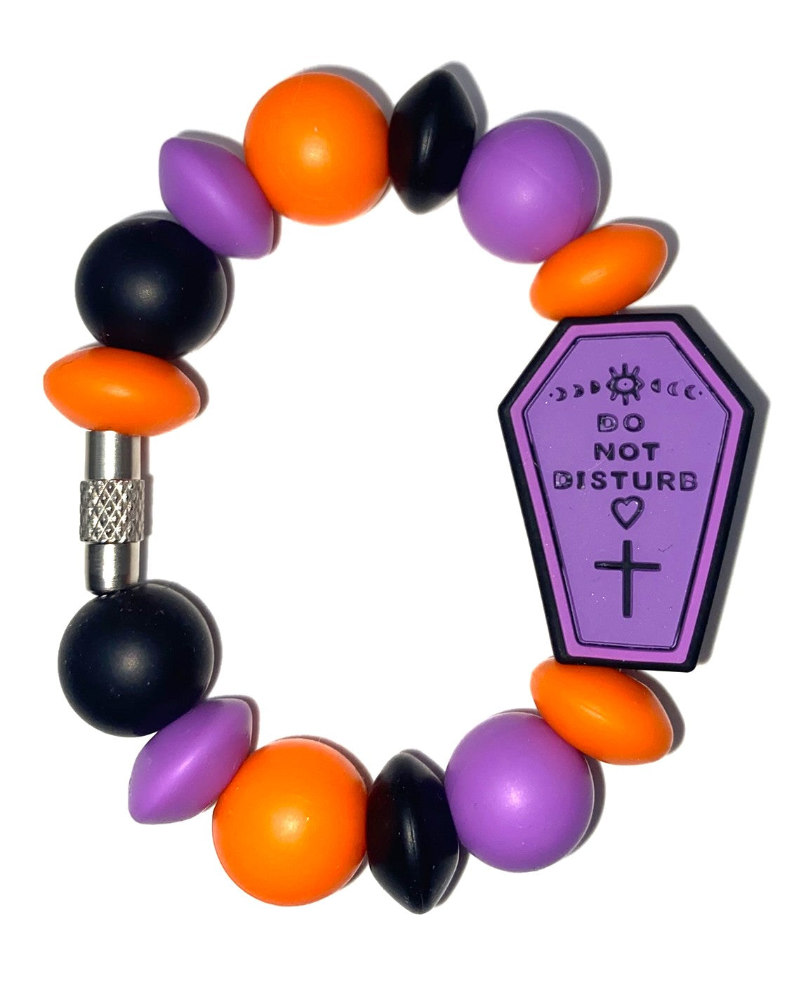 Do Not Disturb Casket Halloween Stanley Tumbler Cup Handle Charm