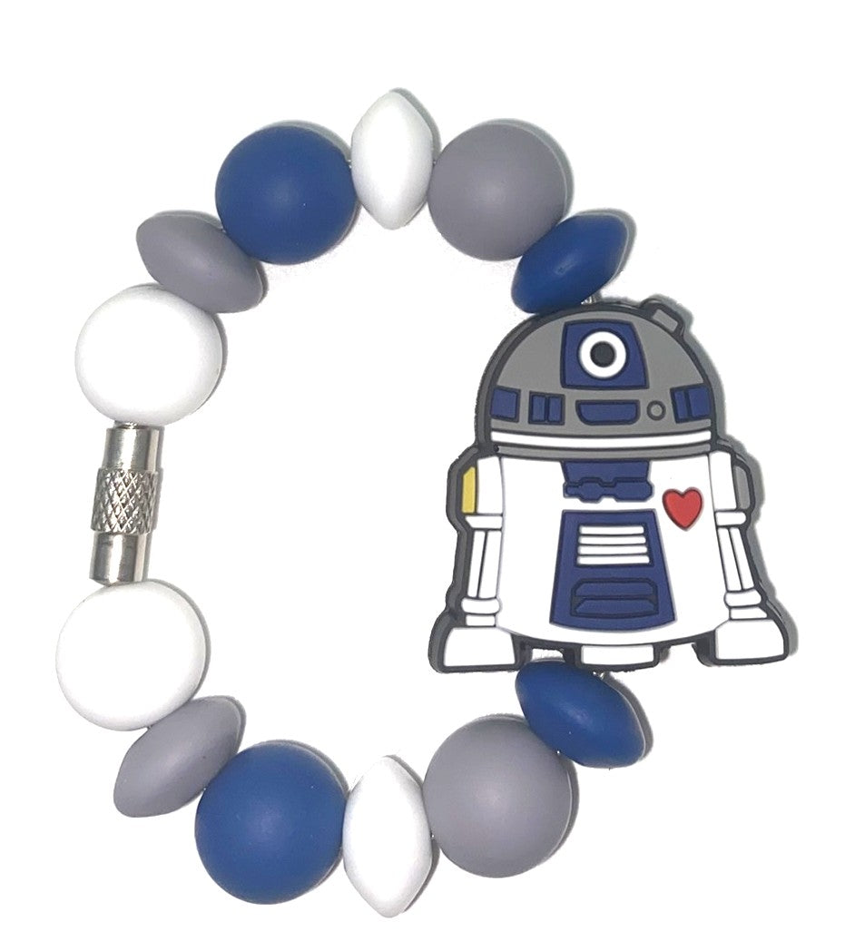 R2 Droid Robot Space Wars Stanley Tumbler Cup Handle Charm