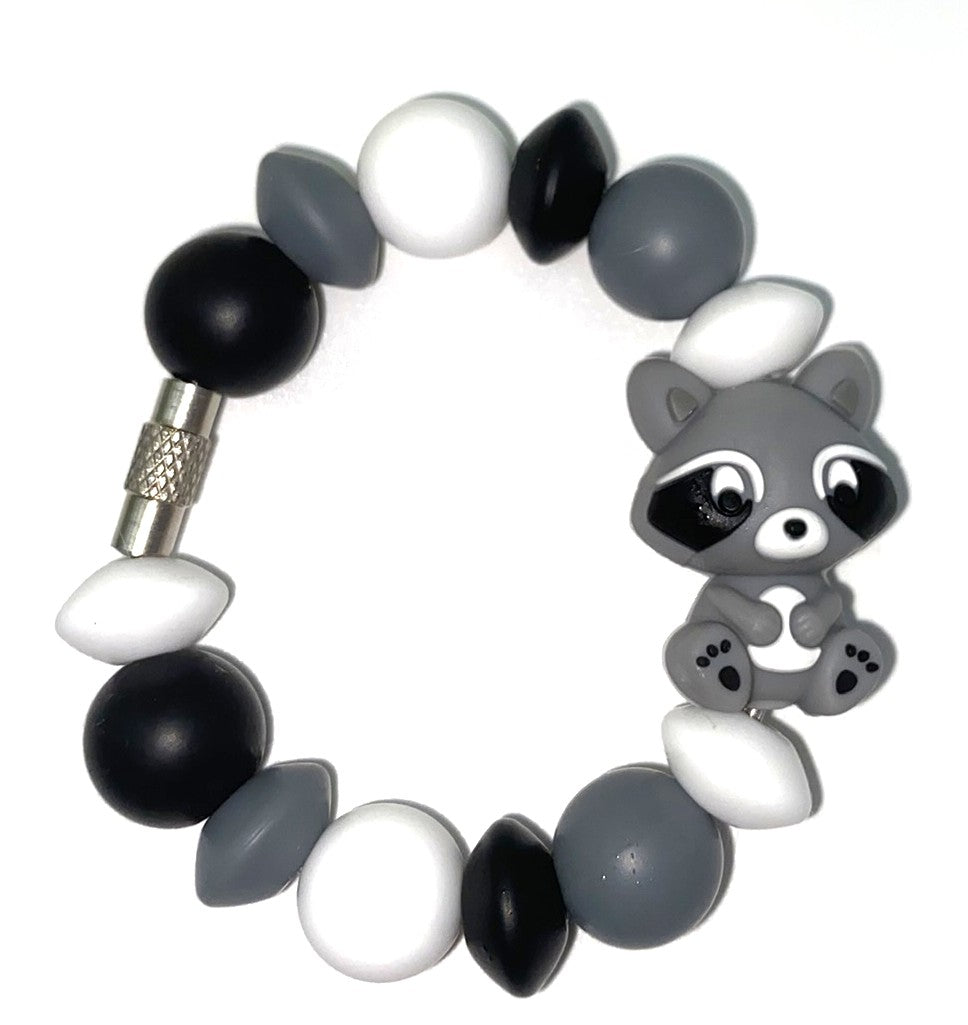 Raccoon 3D Trash Panda Stanley Tumbler Cup Handle Charm