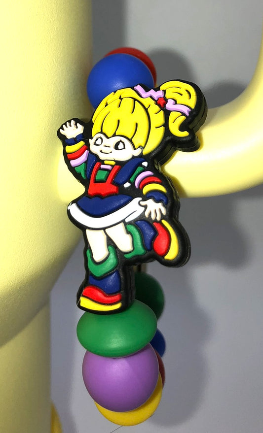 Rainbow Doll 1980's Retro Stanley Tumbler Cup Handle Charm