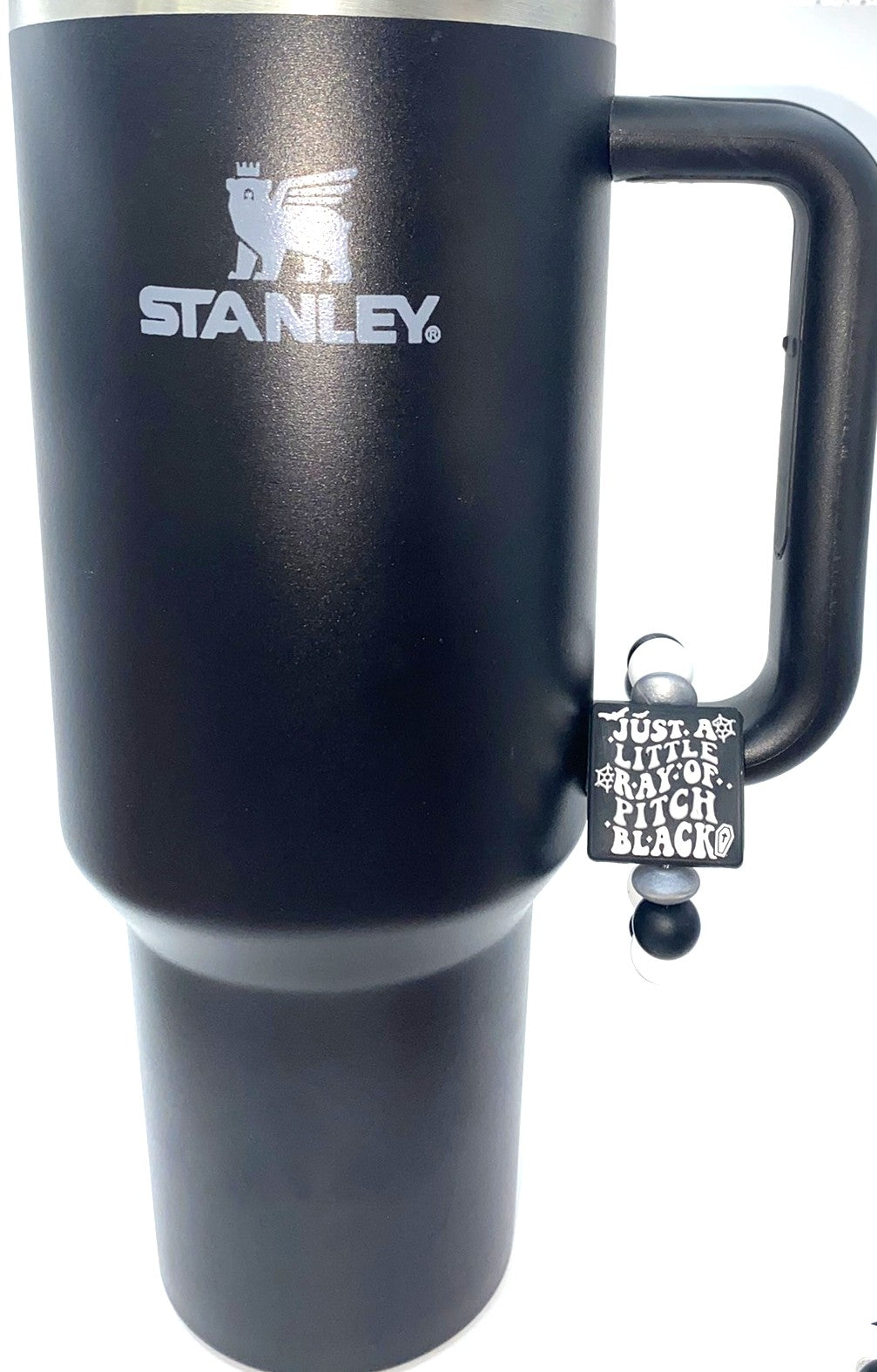 Just A Little Ray of Pitch Black Stanley Tumbler Cup Handle Charm