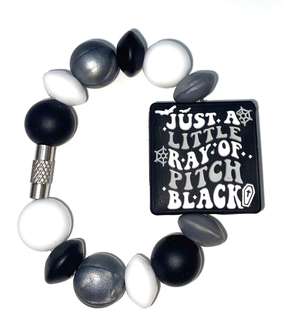 Just A Little Ray of Pitch Black Stanley Tumbler Cup Handle Charm