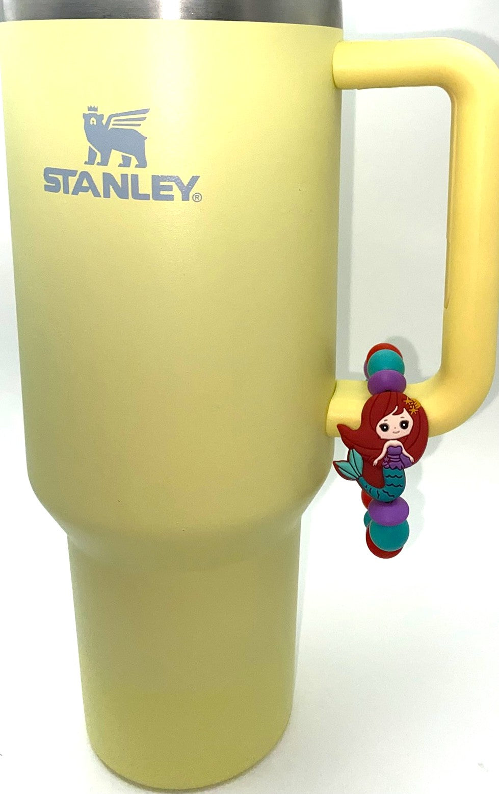 Red Mermaid Stanley Tumbler Cup Handle Charm