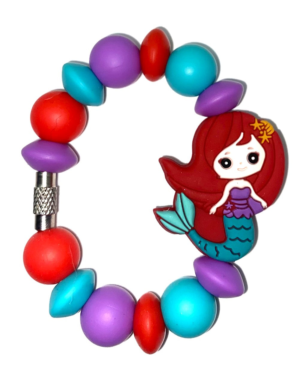 Red Mermaid Stanley Tumbler Cup Handle Charm