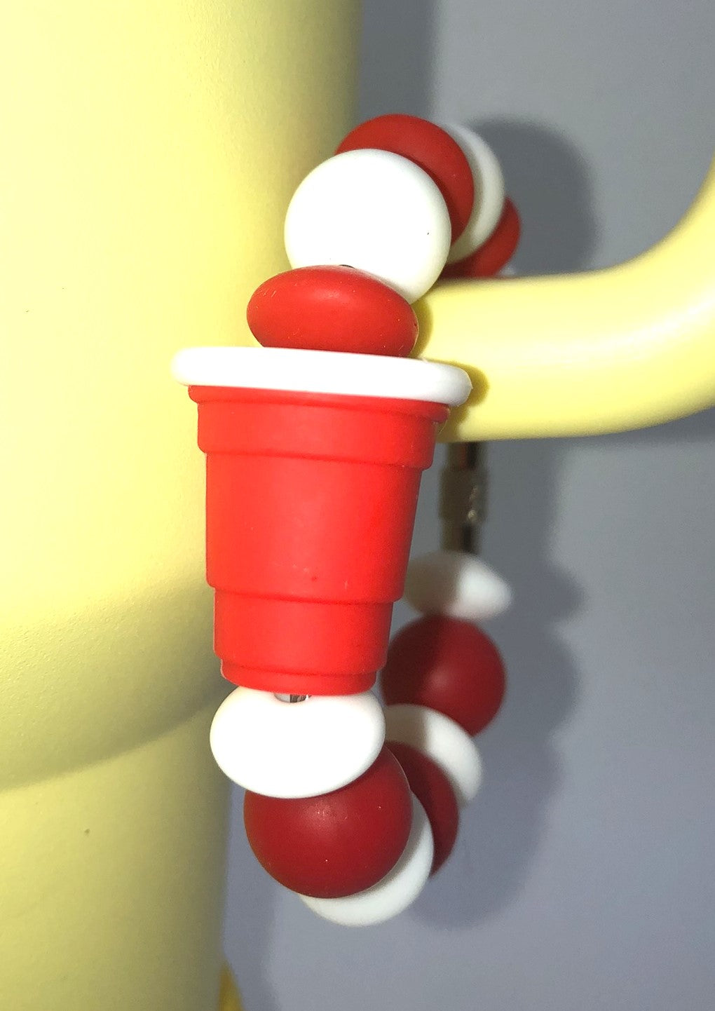 Red Solo Cup Stanley Tumbler Cup Handle Charm