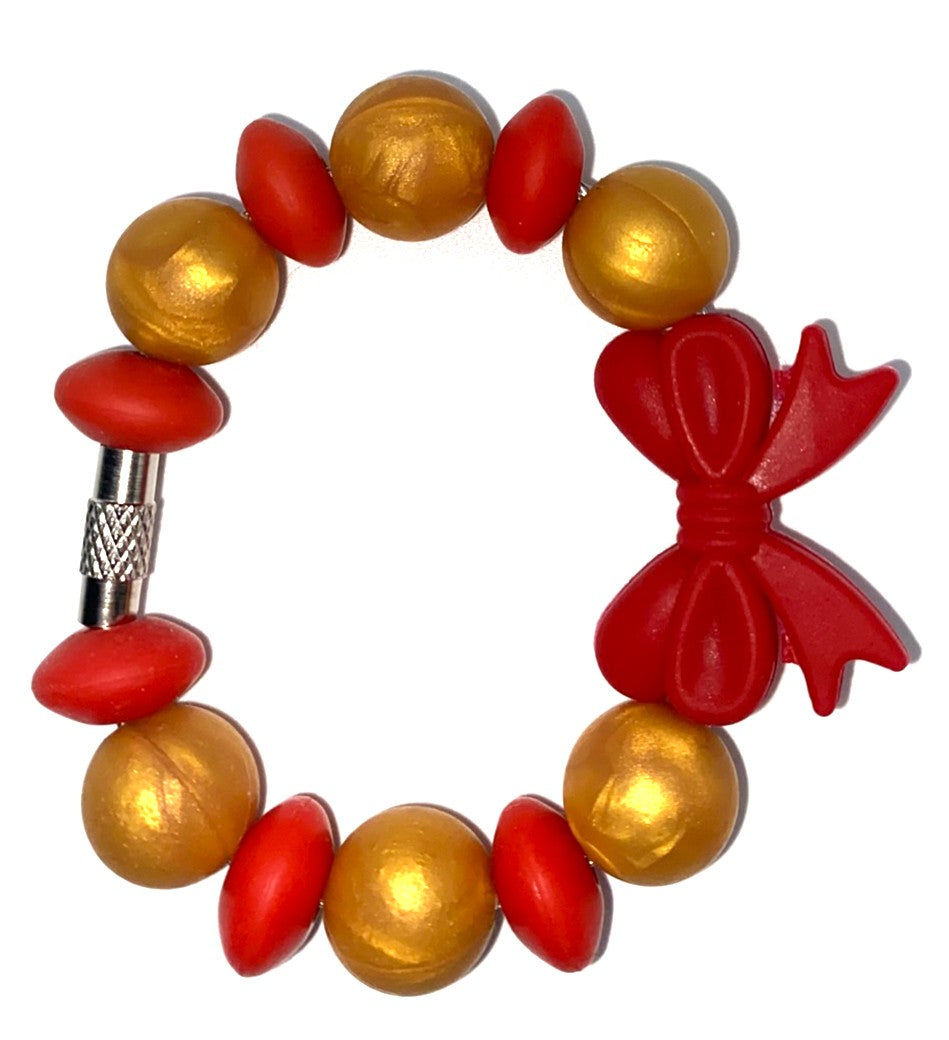 Red Coquette Bow Stanley Tumbler Cup Handle Charm