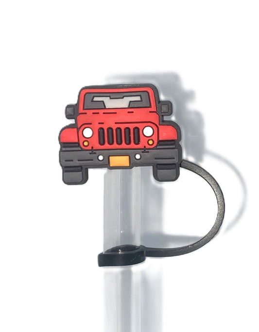 Red 4x4 Outdoor Vehicle Straw Topper