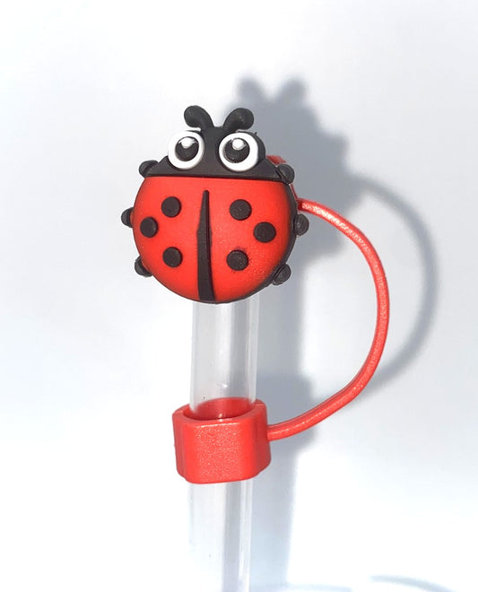 Ladybug Red #2 Straw Topper