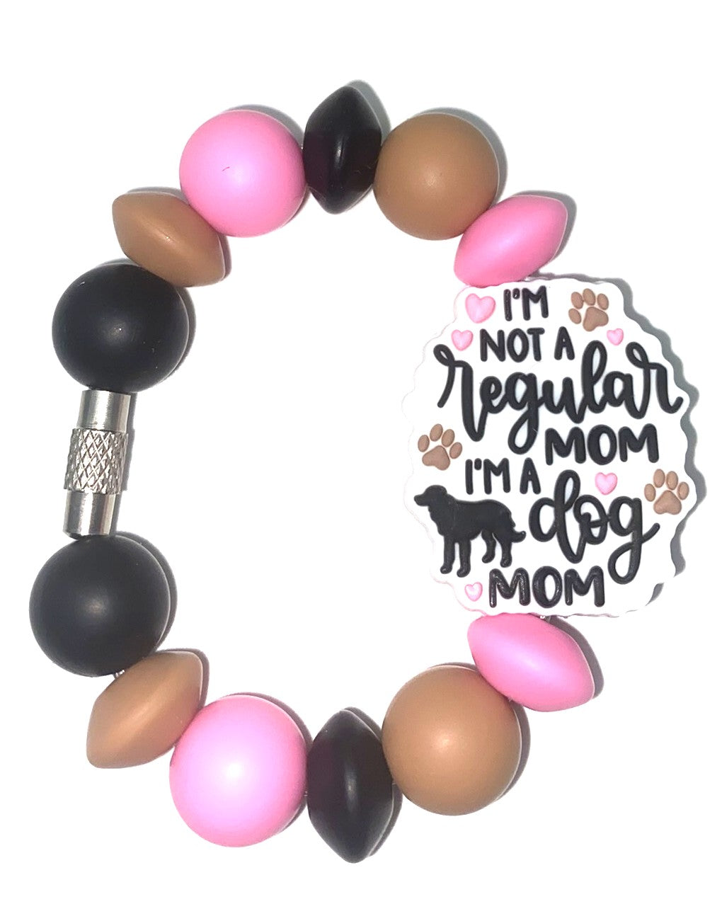 I'm Not A Regular Mom I'm A Dog Mom Stanley Tumbler Cup Handle Charm
