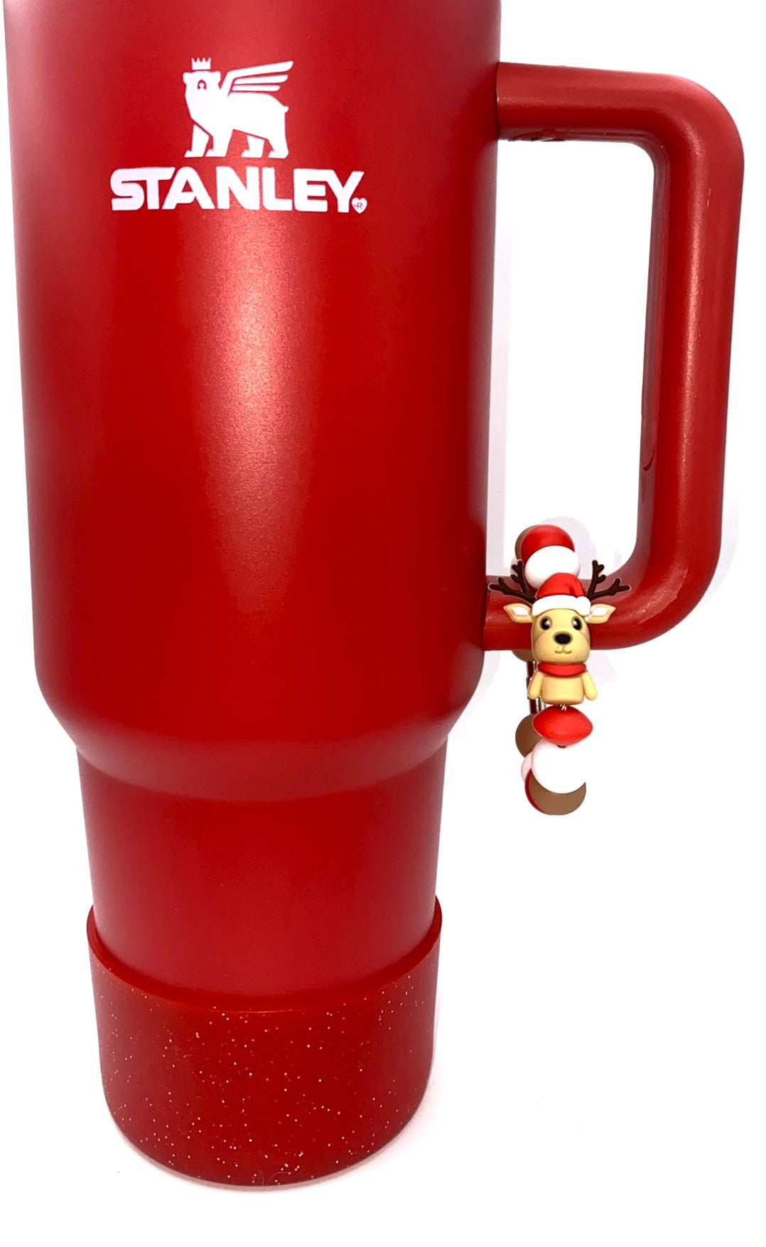 Christmas Reindeer 3D Stanley Tumbler Cup Handle Charm