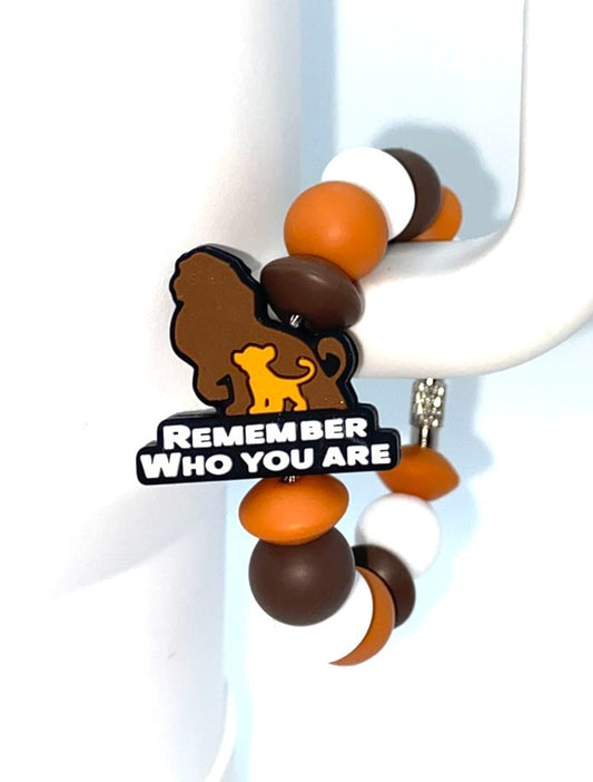 Remember Who You Are Kingly Lion Movie Stanley Tumbler Cup Handle Charm