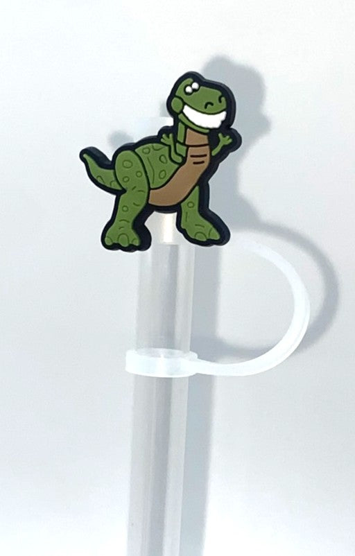 Toy T-Rex Dinosaur Toy Movie Straw Topper