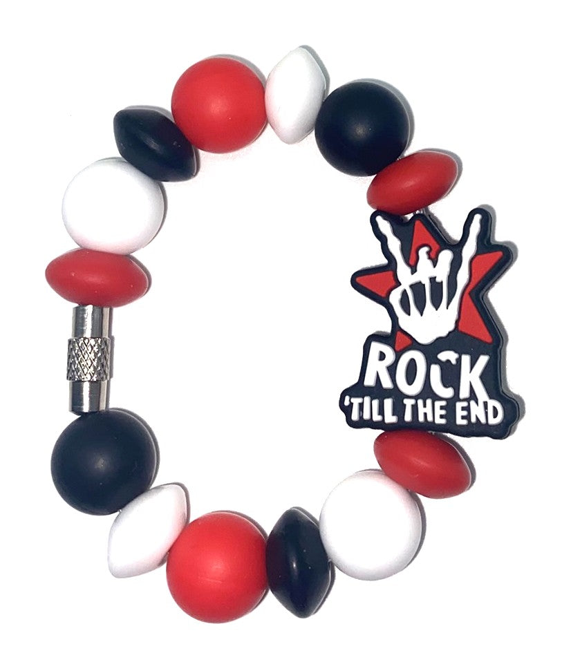 Rock 'Till The End Stanley Tumbler Cup Handle Charm