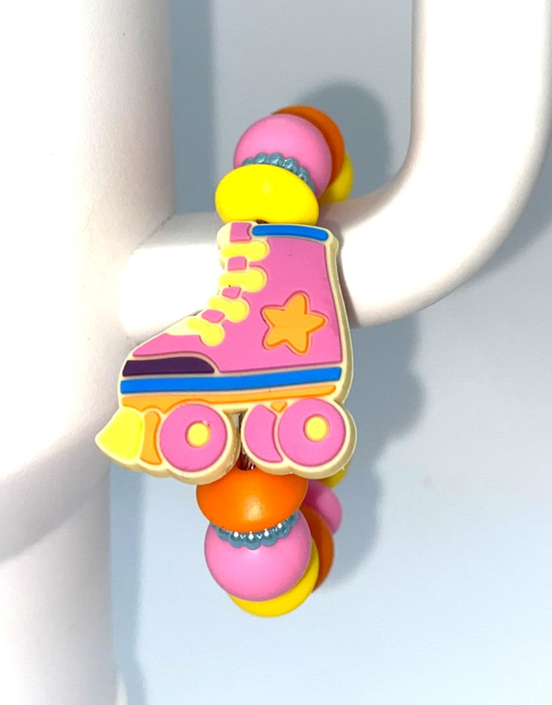 Roller Skate Retro 80's Stanley Tumbler Cup Handle Charm