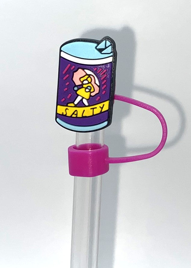 Salty funny Straw Topper