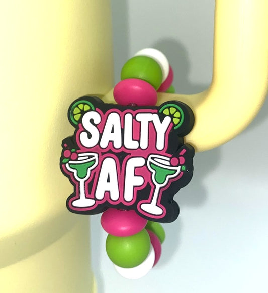 Salty AF Margarita Stanley Tumbler Cup Handle Charm