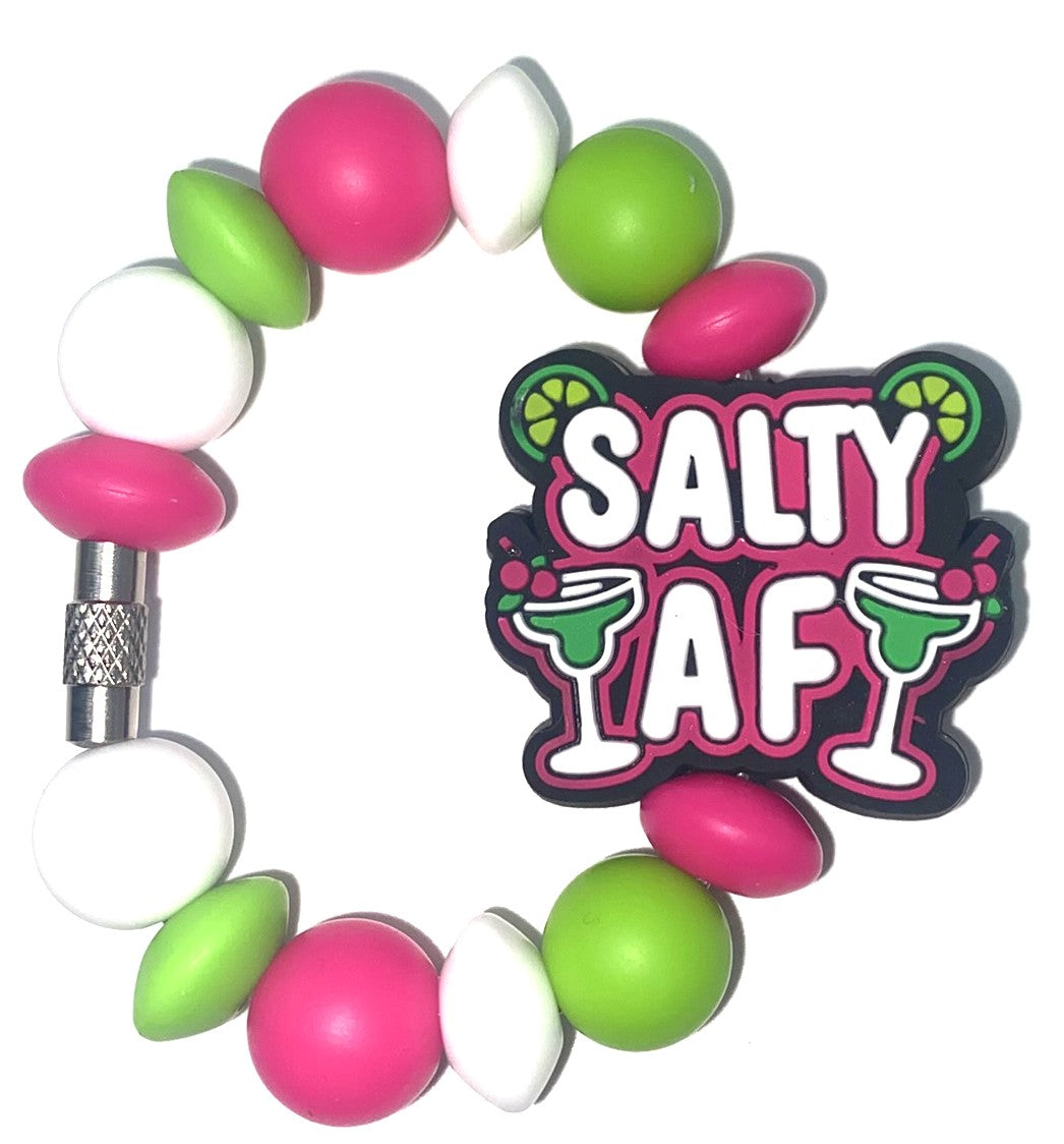 Salty AF Margarita Stanley Tumbler Cup Handle Charm