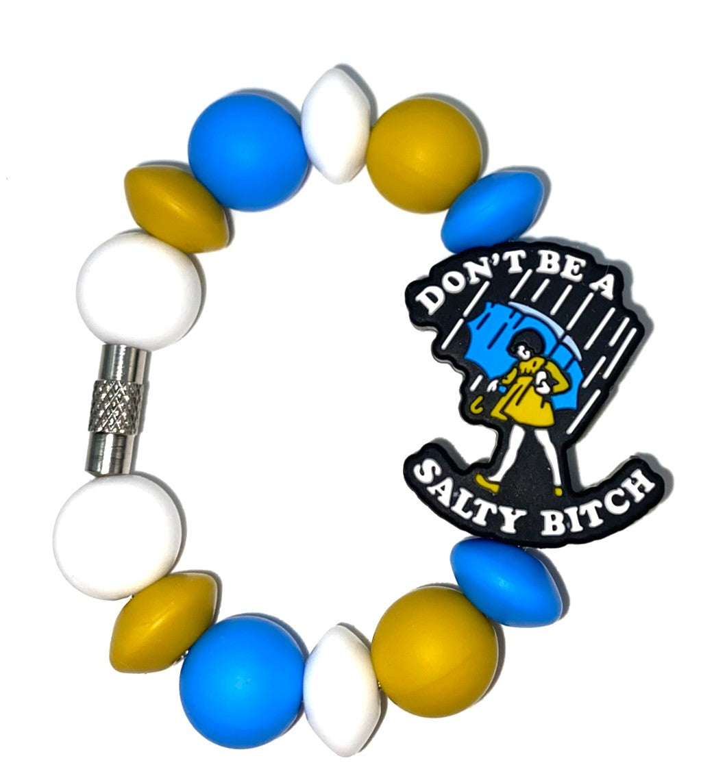 Don't Be A Salty Bitch Salt Container Stanley Tumbler Cup Handle Charm