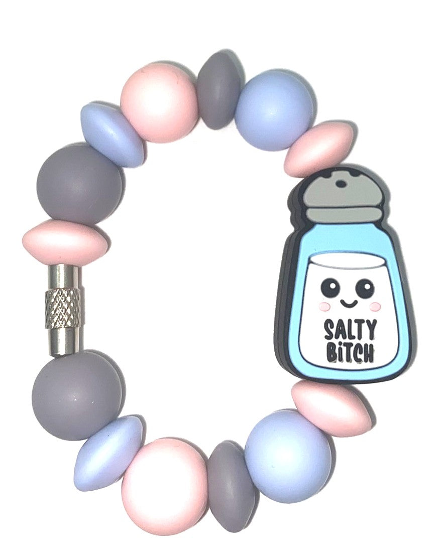 Salty Bitch Shaker Stanley Tumbler Cup Handle Charm