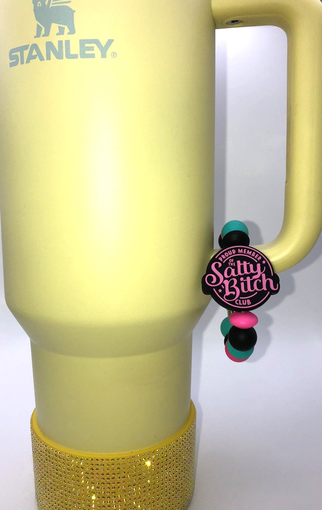 Pink Proud Member of the Salty Bitch Club Stanley Tumbler Cup Handle Charm