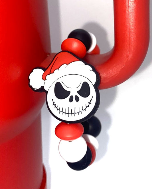 Santa Jack Nightmare Christmas Stanley Tumbler Cup Handle Charm