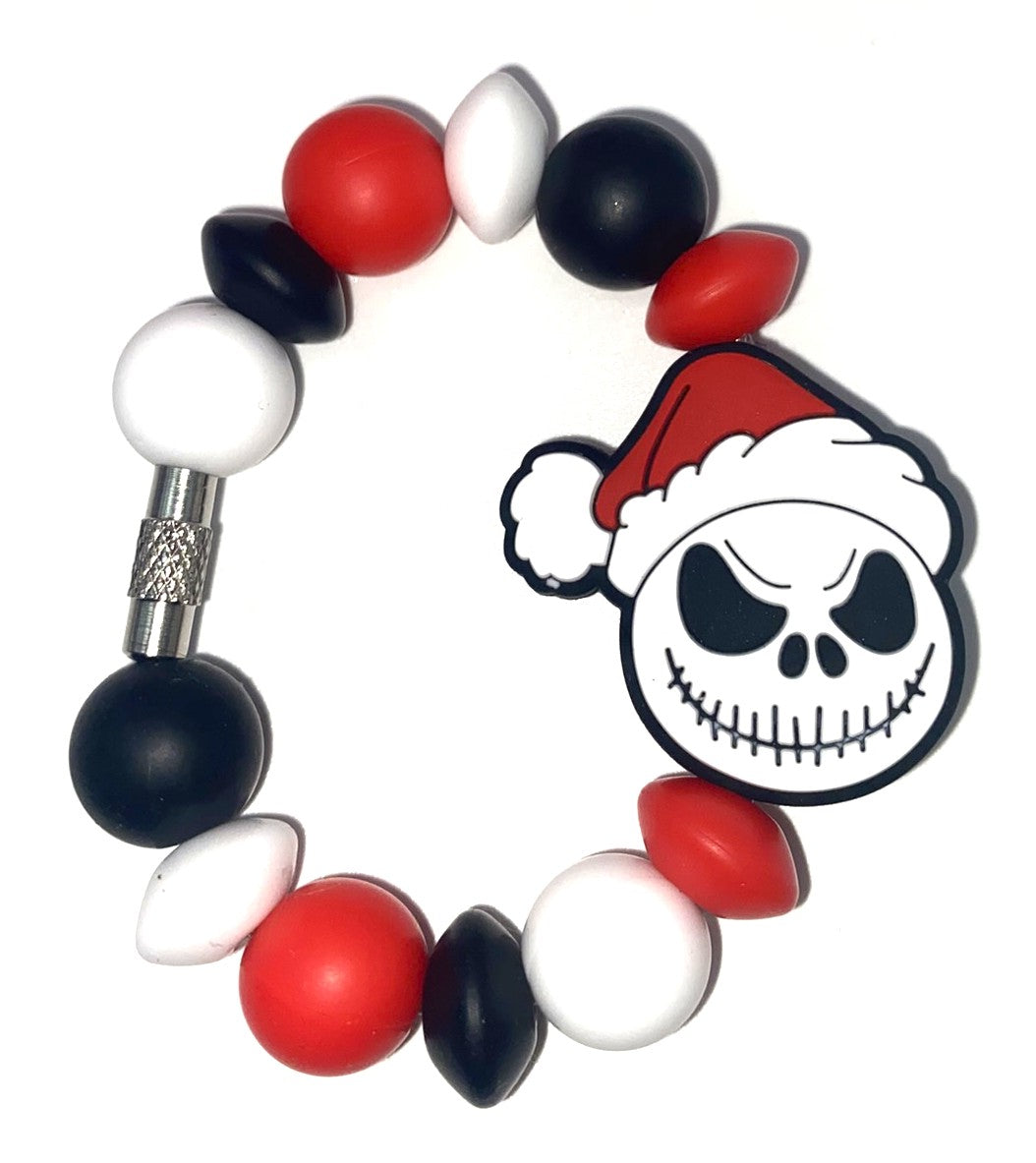 Santa Jack Nightmare Christmas Stanley Tumbler Cup Handle Charm