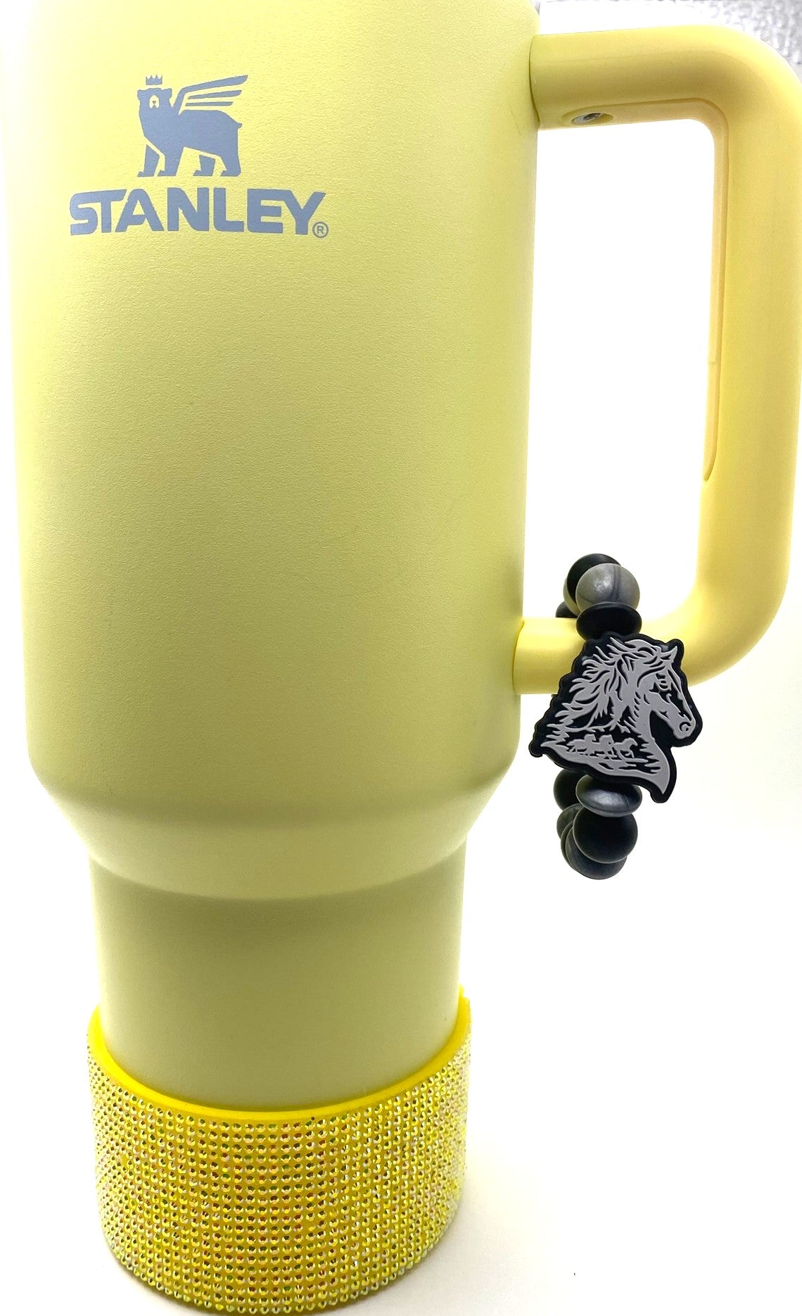 Black Savy Horse Stanley Tumbler Cup Handle Charm
