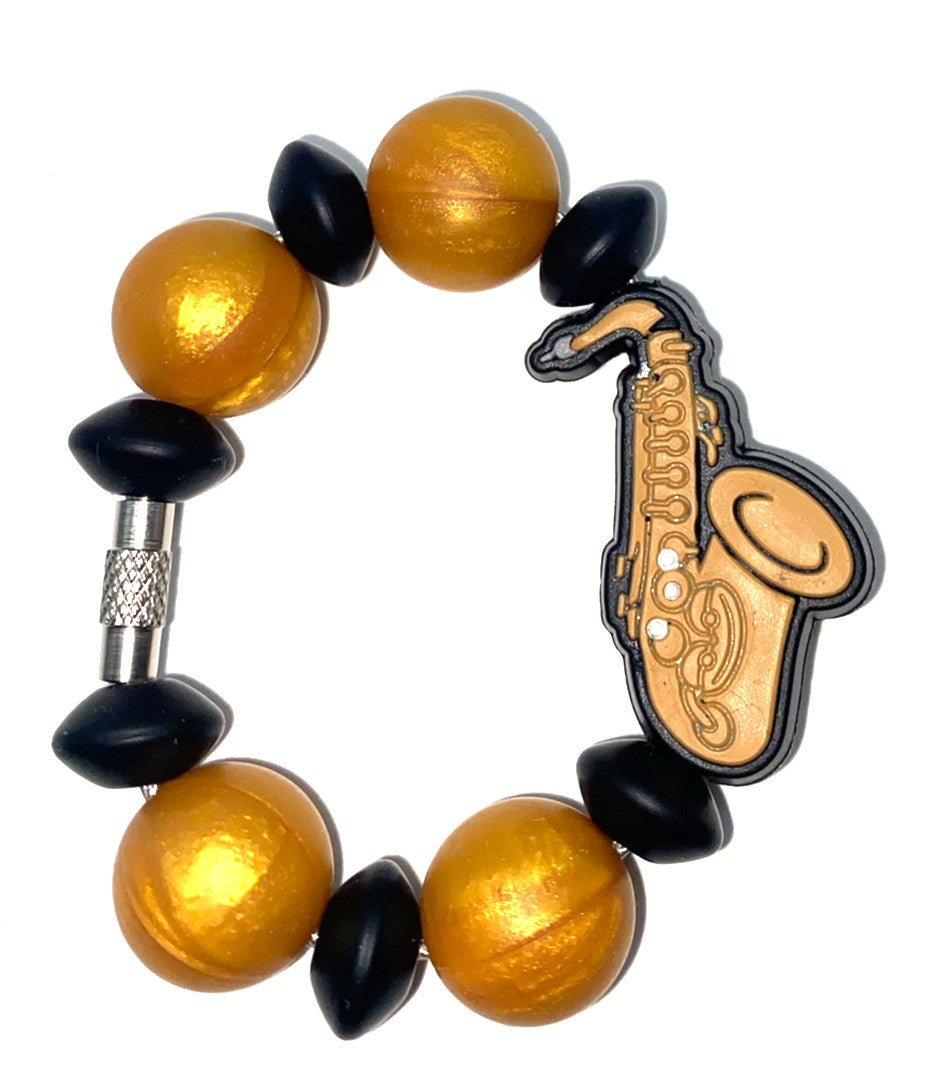 Saxophone Stanley Tumbler Cup Handle Charm