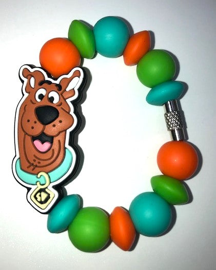 Scooby Mystery Dog Cartoon Stanley Tumbler Cup Handle Charm