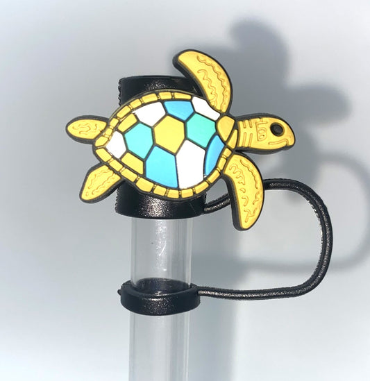 Mosaic Sea Turtle Straw Topper
