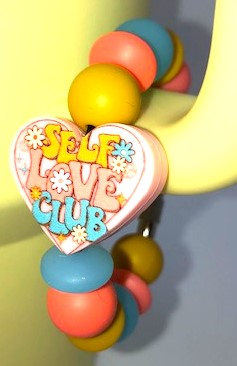 Self Love Club Heart Stanley Tumbler Cup Handle Charm